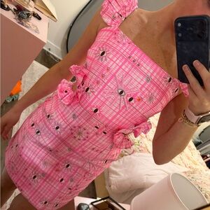 Neubyrne Cutout Mini Dress with Bow Details